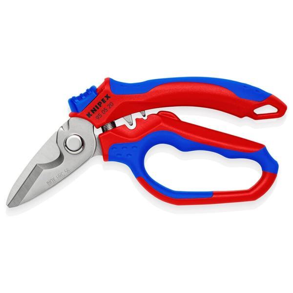 KNIPEX（クニペックス） 9505-20SB 角度付き電工ハサミ : 神田機工店
