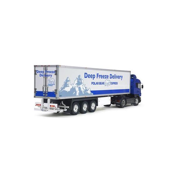 タミヤ 1/14 3軸リーファー チップ運搬車風トレーラー タミヤ 1/14 3軸