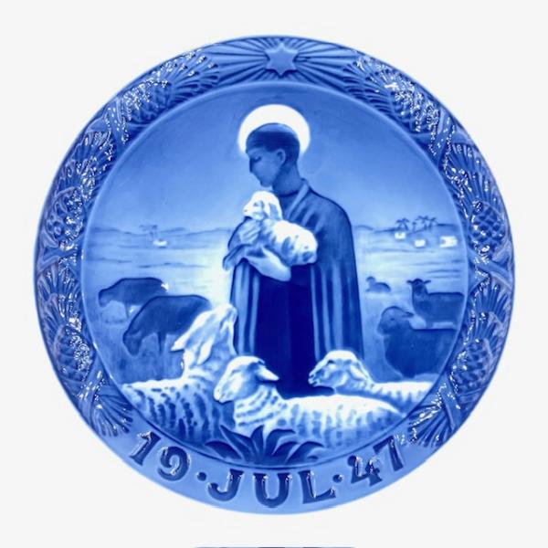 1940年「砂漠の羊飼い」 イヤープレート ロイヤルコペンハーゲン