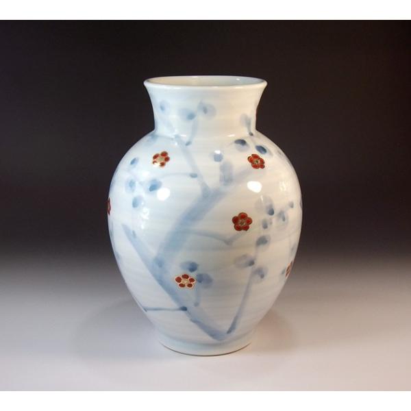 金彩梅絵花瓶｜有田焼 陶芸作家 藤井錦彩作 : 有田焼 藤井錦彩窯