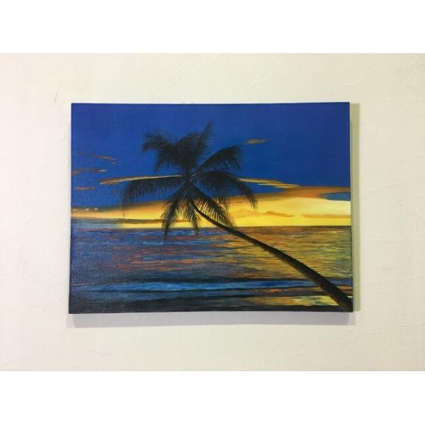 絵画バリ島ヤシの木と海 No.0507 絵画バリ島ヤシの木と海 No.0507 絵画