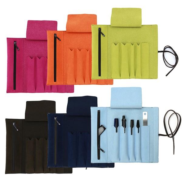 銀座伊東屋 カラーチャート ペンケース Polar Night 黒 筆箱 本革 Ito