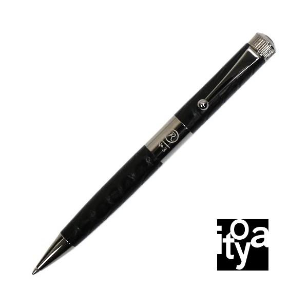 ITO-YA 伊東屋 万年筆 ロメオ No.3 ブラック/シルバーメッキ 細字