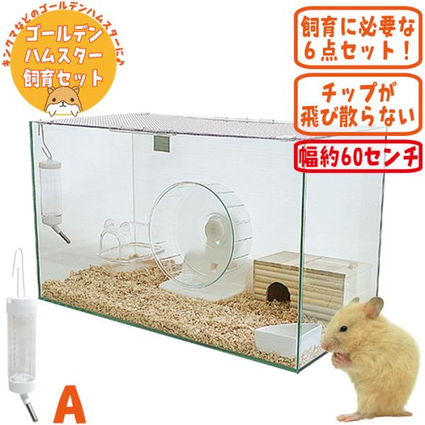 600ハムスターHIGH ゴールデンハムスター飼育セットII【A：給水ボトル