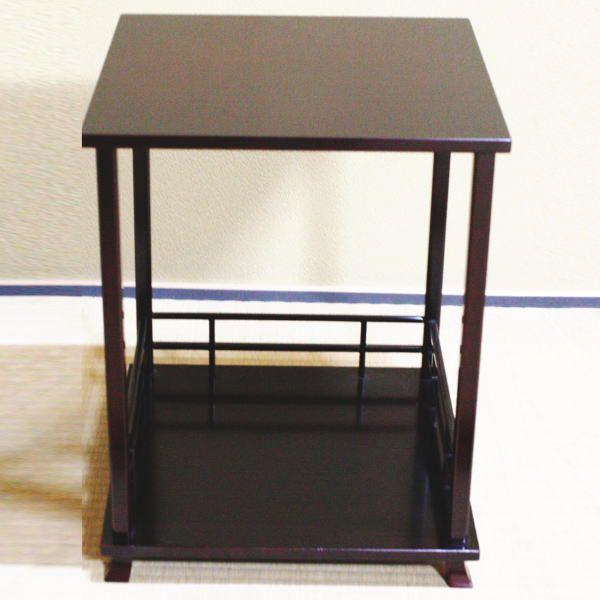 茶道具 お棚 佳辰棚 溜塗り 坐忘斎好写し 組立式 炉・風炉用 坐忘斎好