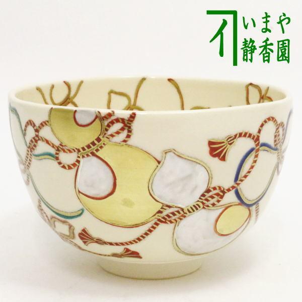 茶道具 抹茶茶碗 色絵茶碗 六瓢 中村華峰作 茶道 : 茶道具いまや静香園