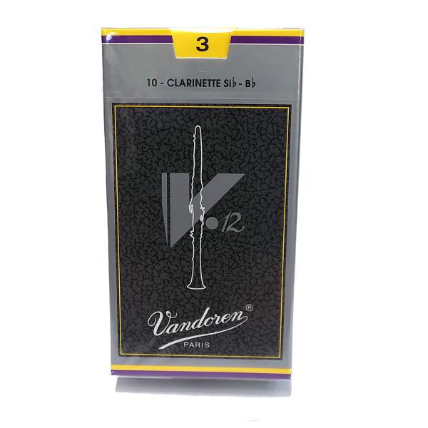Vandoren V.12 / クラリネット用リード 3 -銀箱- 10枚入り : 伊藤楽器