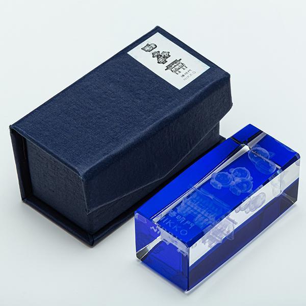 日光限定 クリスタル (337B) 日光東照宮 陽明門 三猿 眠り猫 栃木 日光