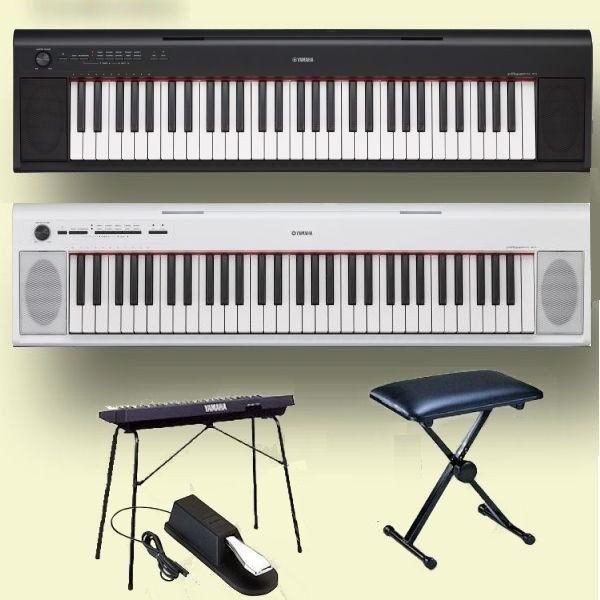 YAMAHA NP-12 Piaggero 電子キーボード スタンド ペダル付き ヤマハ