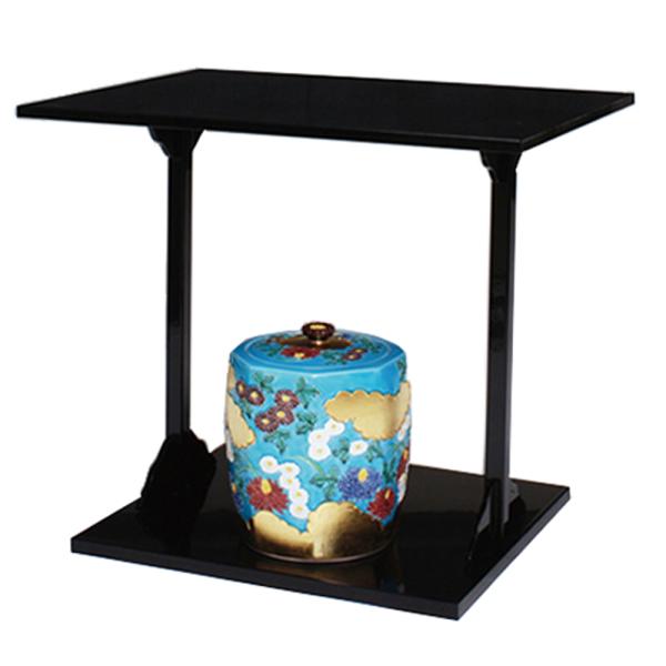 茶道具】 溜 四方棚 爪紅 而妙斎好写 戸塚富悦作 棚-49 : 創業大正七年