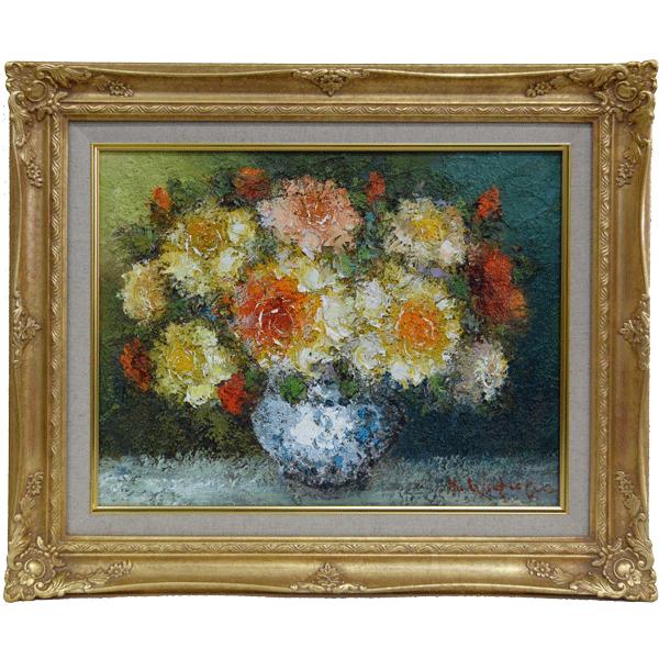 油絵 渡部ひでき 薔薇 楽天市場】「薔薇」渡部ひでき【通信販売】（F4