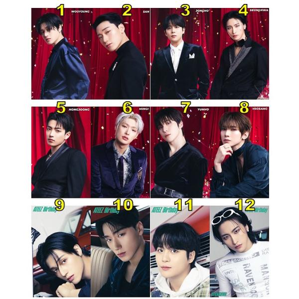 ATEEZ 良い exhibition 東京 展示会 ハンカチ トレカ 8種セット ②