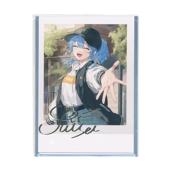 ホロライブ 誕生日&活動6周年記念 箔押し複製サイン入りチェキ風