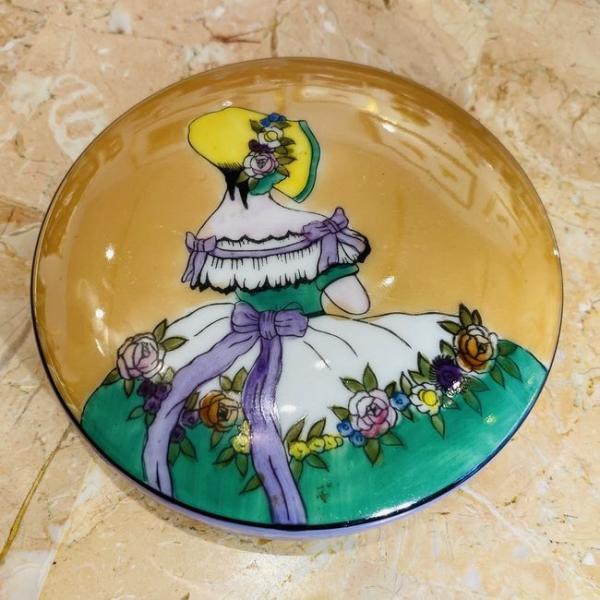 オールドノリタケ/デコレディ/ゴンドラ/香水瓶】アールデコ/ラスター彩