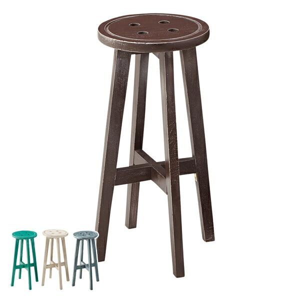 カウンタースツール 高さ60cm スツール 木製 天然木 椅子 イス チェア