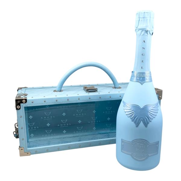 未開栓 エンジェル ドゥミセック ブルー シャンパン 750ml 12.5