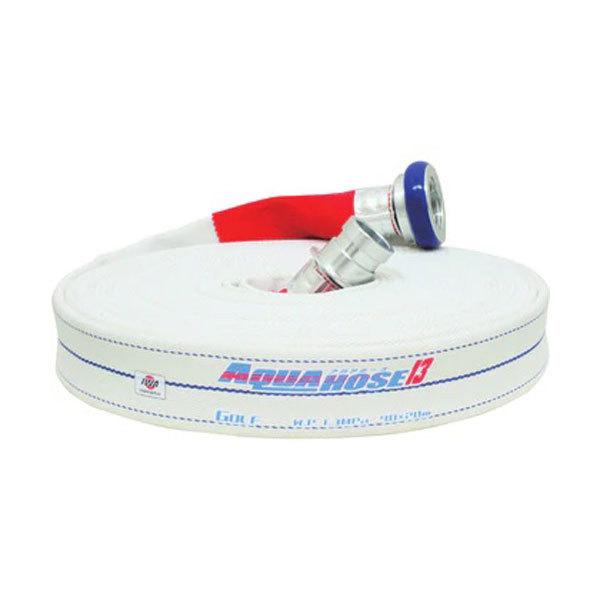 岩崎製作所 消防散水用ホース アクアホース ゴルフ 75A×20m巻 (アルミ