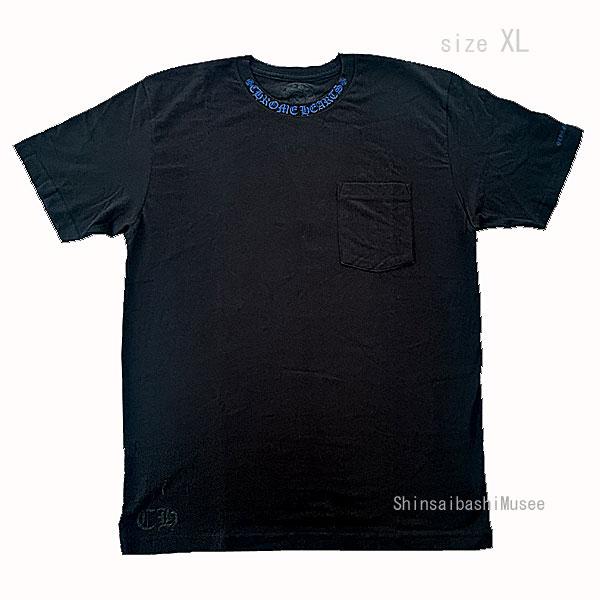 ≪新品≫ クロムハーツ 2025年 メンズ Tシャツ 黒 ブラック ネックロゴ