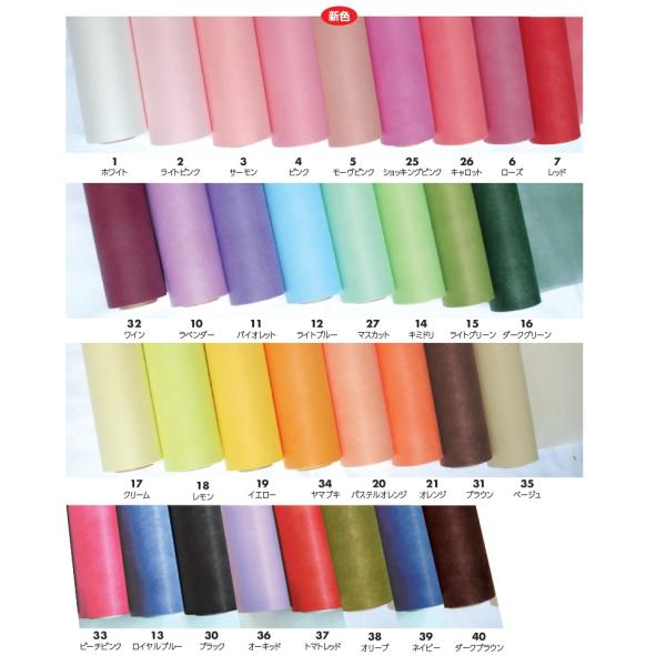 不織布ロール ラッピングペーパー ニューシングル 28g/m2 65cm×20m巻