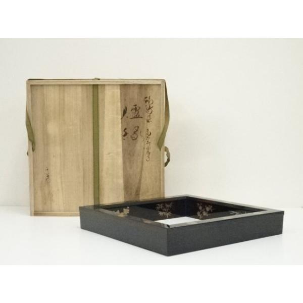 ys7097154; 宗sou 蒔絵師 目代宗芳造 輪島塗高台寺四君子蒔絵炉縁（共