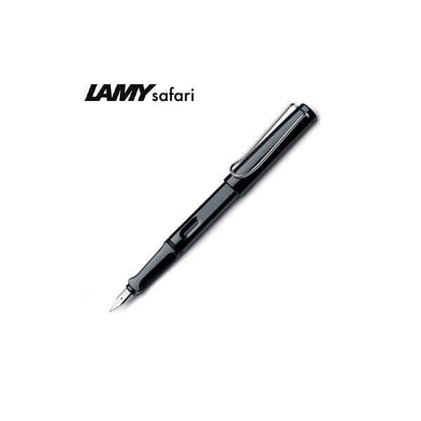 LAMY ラミー サファリ シャイニーブラック 万年筆 M [01] 〔合計1100円