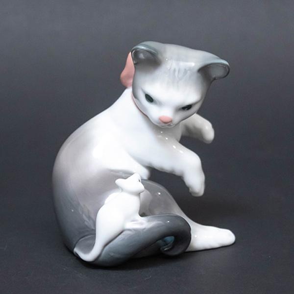 LLADRO（リヤドロ） フィギュリン 『Cat and mouse（驚いた仔猫ちゃん