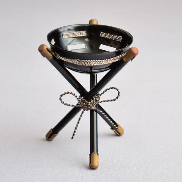 蓋置 茶道具 金谷浄雲 作 銅製篝火蓋置 : 茶道具専門店 (有)菊池商店