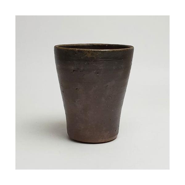 友利幸夫 備前焼 穴窯 焼酎杯 茶盌 フリーカップ 2客セット 備前焼 フリー