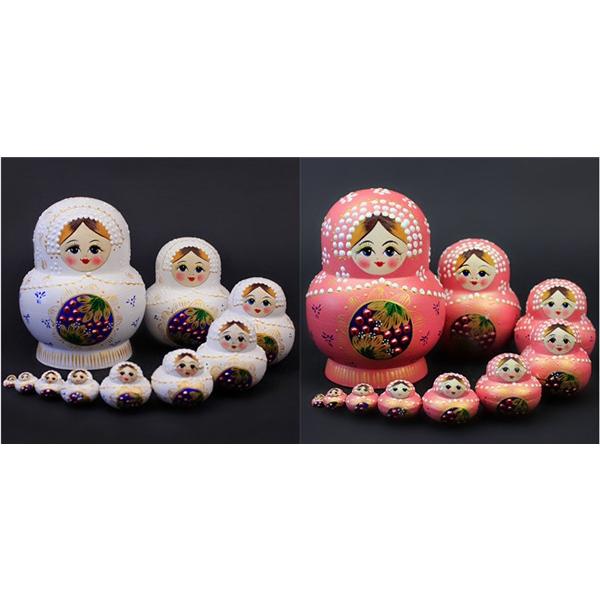 10個組セット ロシア 民芸 お土産 伝統 工芸品 手作り品