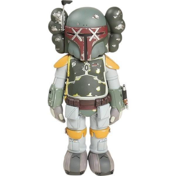 KAWS ×STARWARS×MEDICOMTOY Boba Fett カーキ