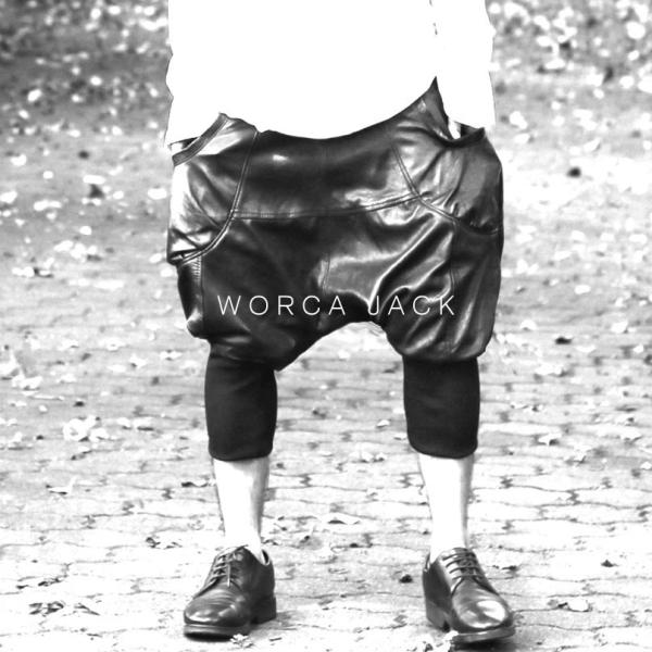 本革 レザーサルエルパンツ サルエル ワイドパンツ WORCA JACK : 本革