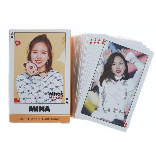 TWICE MINA ミナ グッズ トランプ カード ゲーム 54枚セット フォト