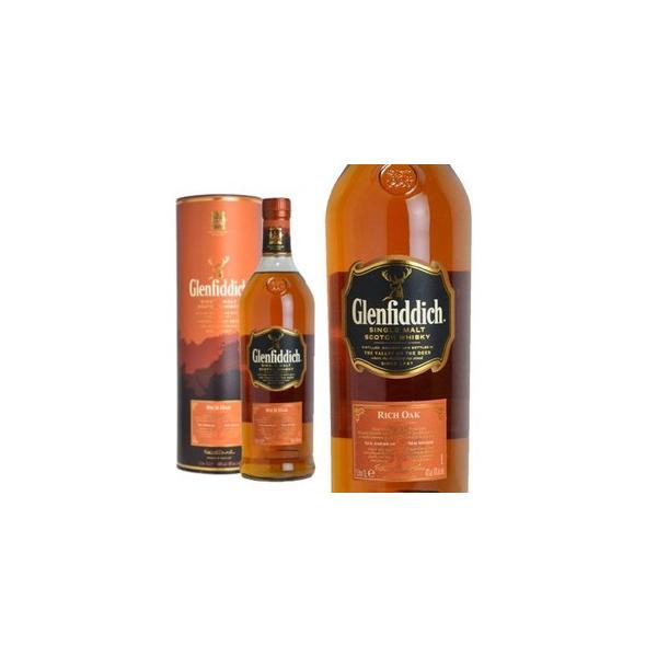 グレンフィディック 14年 リッチオーク 1000ml 40％ 箱入り （シングル