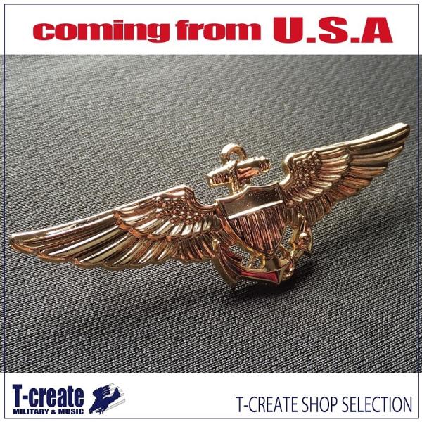 ☆1930年代＊アメリカ軍＊海軍＊銀製＋金張り製＊パイロット章