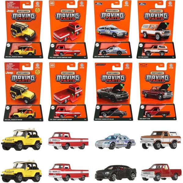 マッチボックス(MATCHBOX) ムービングパーツアソート 8台セット FWD28