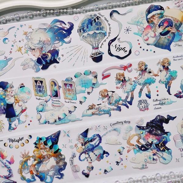 PET 10cm×5m 萤夜 海外マスキングテープ