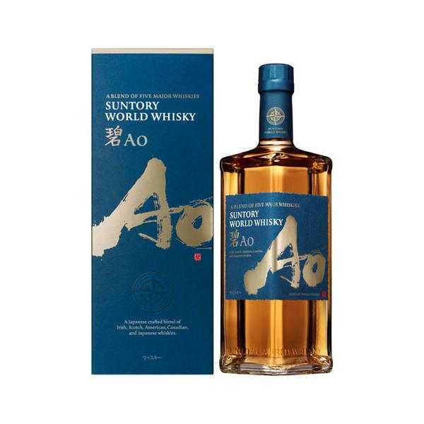 サントリー ワールドウイスキー 碧 Ao 43度 700ml 化粧箱入り : 酒の