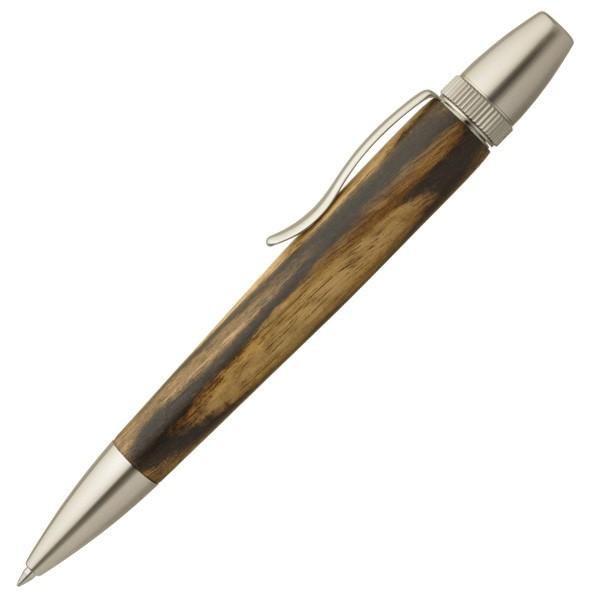 Wood Pen 銘木 ボールペン 黒柿/くろかき SP15305 しま杢 パーカー