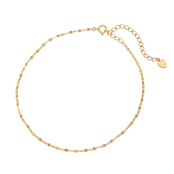 ジュエリーツツミ K18イエローゴールドアンクレット : ジュエリー