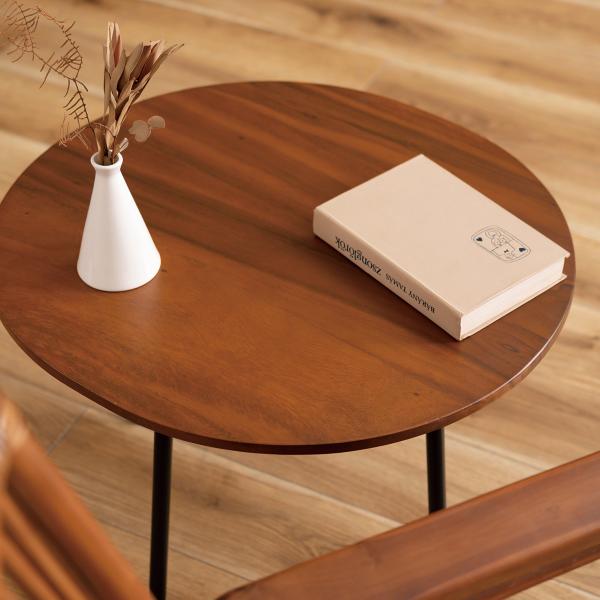 東谷 リビングテーブル 円 丸 センターテーブル ローテーブル ラウンド