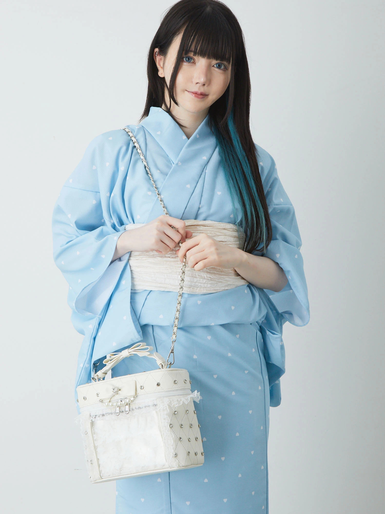 確定ファンサのおまじないビジューキルティングバニティBag - Ank