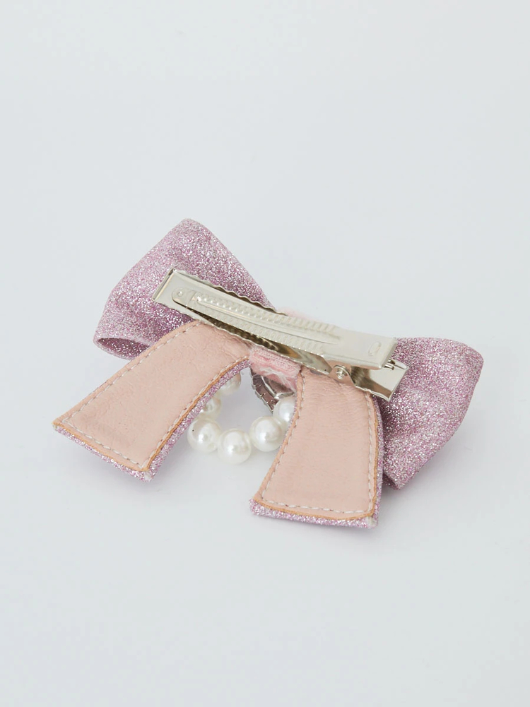 キラキラグリッターリボンバレッタSet - Ank Rouge(アンクルージュ)の