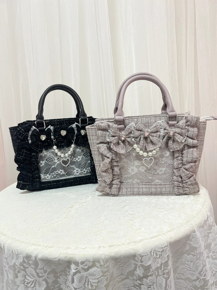 痛バ再販】確定ファンサのおまじないツイードBag 小 - Ank Rouge(アン