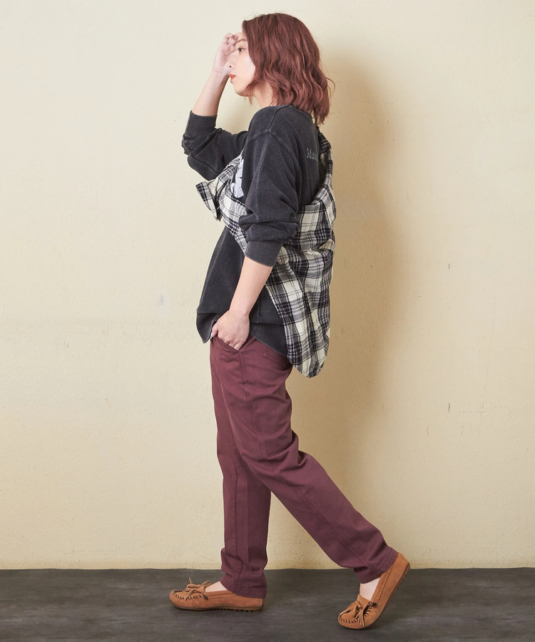 ピーチツイル 製品染 らくしゅっと パンツ｜ファッション通販サイトの