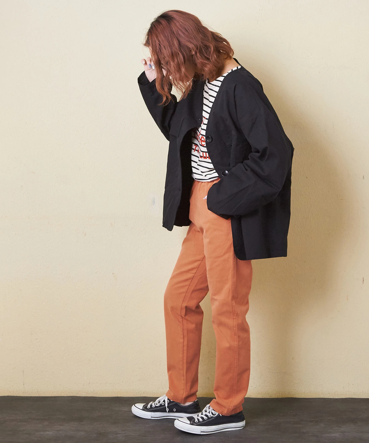 ピーチツイル 製品染 らくしゅっと パンツ｜ファッション通販サイトの