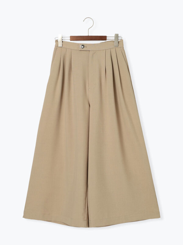 ディスカウント 新品タグ付き 24AW CADUNE タックガウチョパンツ 38