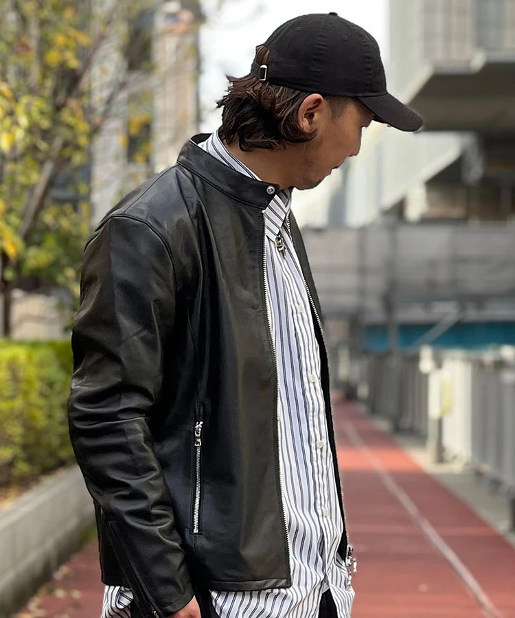 The Rolling Stones×JACKROSE】 LAMB LEATHER S RIDERS(MENS