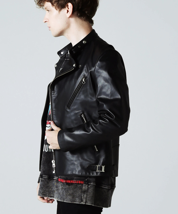 The Rolling Stones×JACKROSE】 COW LEATHER SD RIDERS(MENS