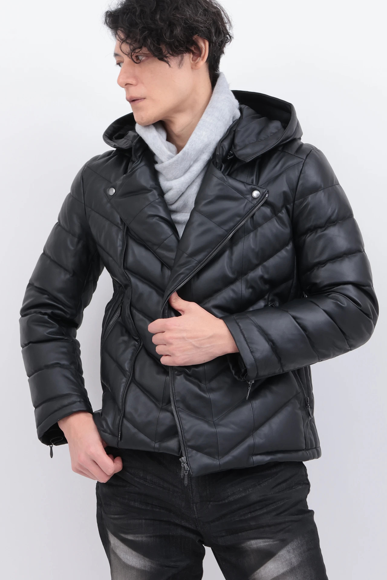 TORNADO MART∴ダブルライダースラムレザーダウン