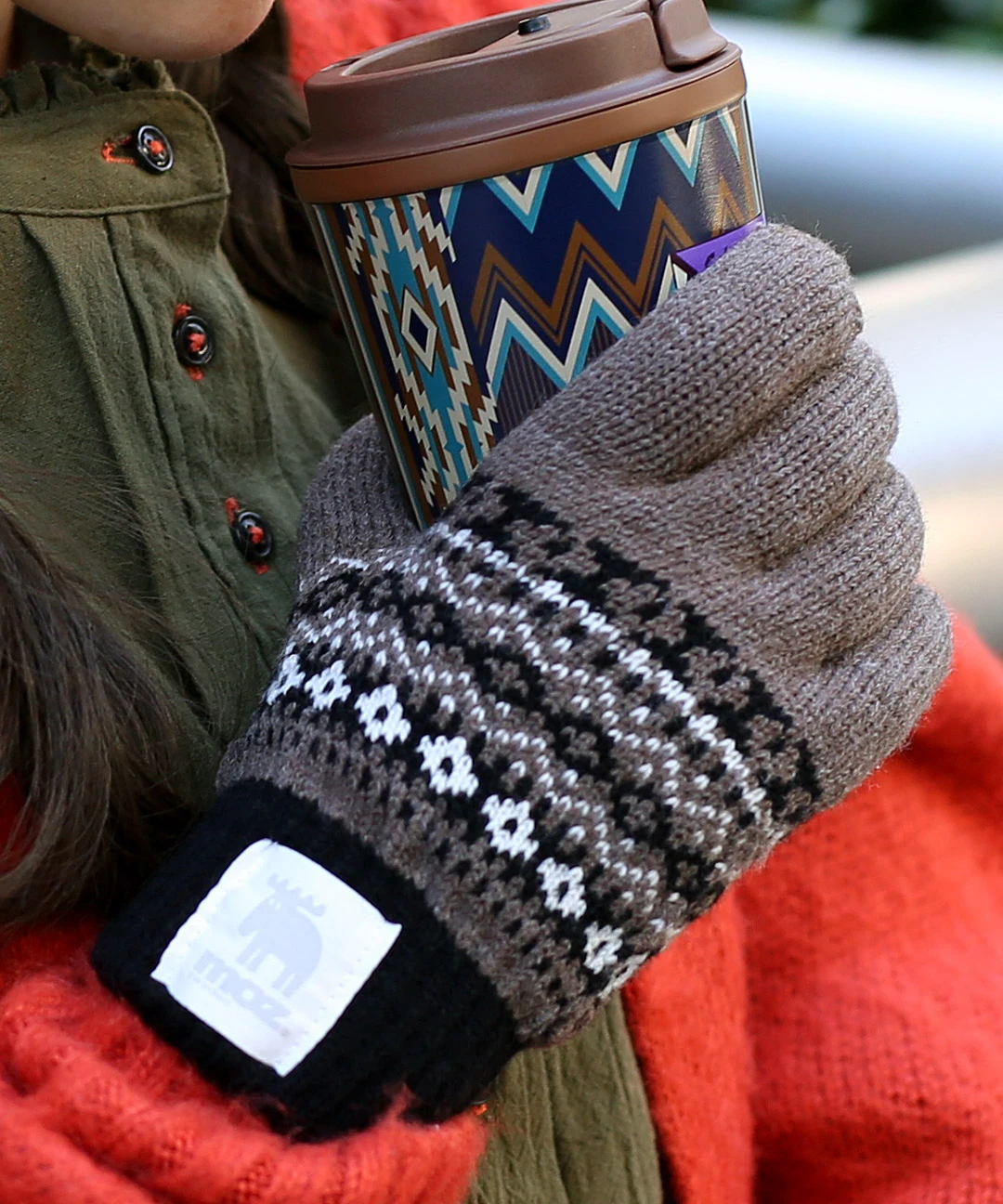 NEIGHBORHOOD. 22aw ボーダー柄手袋 M NEIGHBORHOOD. 22aw ボーダー柄